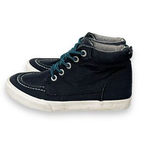 Gymboree Navy High Top Sneaker Shoes - Little Kids Size 12 (Age 4-5 years)